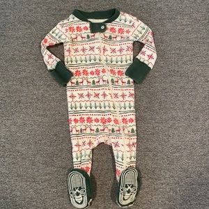 Burts Bees Zip up pajamas